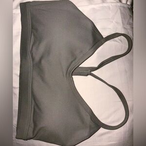 Gray Women's sports bra AOXJOX